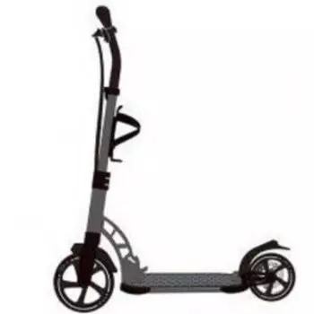 Самокат COD-X 5.0, двухколёсный, складной, дисковый тормоз, серый, 00-180038