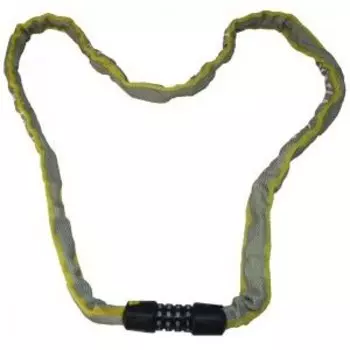 Велосипедный замок Vinca Sport, цепь, кодовый, со светоотражающей оплеткой, 3,5 х 900, VS 760 Night