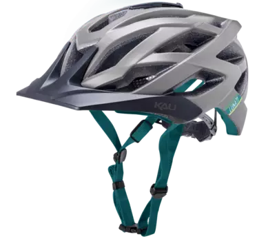 Шлем велосипедный KALI LUNATI ENDURO/MTB, CF, 25 отверстий, с креплением для камеры, MatGry/Tel
