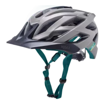 Шлем велосипедный KALI LUNATI ENDURO/MTB, CF, 25 отверстий, с креплением для камеры, MatGry/Tel