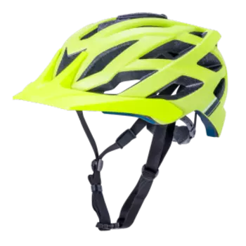 Шлем велосипедный KALI LUNATI ENDURO/MTB, CF, 25 отверстий, с креплением для камеры, MatFluoYlw
