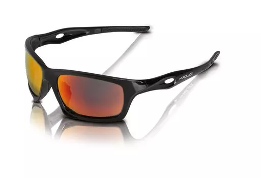 Очки велосипедные XLC Sunglasses Kingstone SG-C16, Frame black, lenses red mirror coated, 2500158050