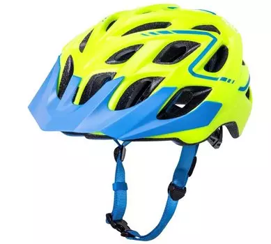 Шлем велосипедный KALI TRAIL/MTB CHAKRA PLUS, неоново-синий матовый 2019