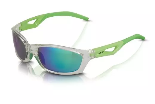 Очки велосипедные XLC Sunglasses Saint-Denice SG-C14, Frame grey, lenses green mirror coated, 2500158031