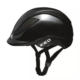 Шлем велосипедный KED Pina, детский, Black Glossy, 2021 (Размер: S (50-53 см))