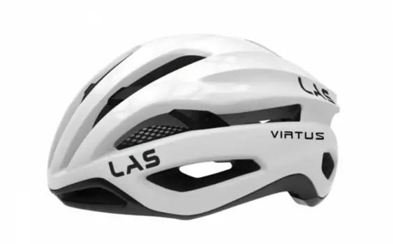 Шлем велосипедный LAS VIRTUS CARBON, белый/карбон, 2020