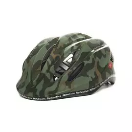 Шлем велосипедный Mizumi K-800, детский, Camouflage Mat Green (Размер: S (52-58 см))