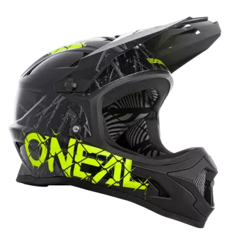 Шлем велосипедный O´Neal Backflip ZOMBIE, black/neon yellow