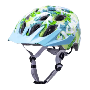 Шлем велосипедный подростковый KALI CHAKRA YOUTH, KIDS, CF, 21 отверстие, Flora Blu