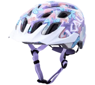 Шлем велосипедный подростковый KALI CHAKRA YOUTH, KIDS, CF, 21 отверстие, Flora Prp