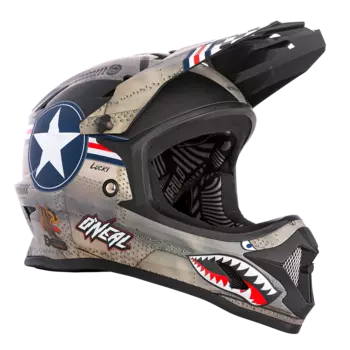 Шлем велосипедный подростковый O´Neal Backflip WINGMAN Youth, metal/white