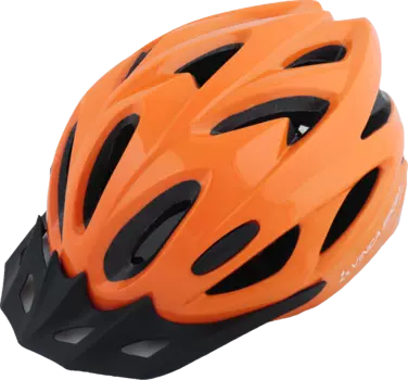 Шлем велосипедный Vinca Sport, детский, IN-MOLD, индивидуальная упаковка, оранжевый, VSH 25 full orange (Размер S(48-52см))