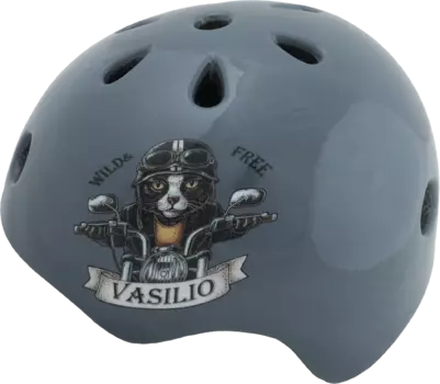 Шлем велосипедный Vinca Sport, детский, с регулировкой, индивидуальная упаковка Vinca Sport, серый, VSH 15 Vasilio