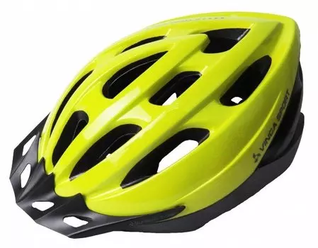 Шлем велосипедный Vinca Sport VSH 23, взрослый, индивидуальная упаковка, лайм, VSH 23 full lime (M-L)