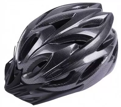 Шлем велосипедный Vinca Sport VSH 25, взрослый, IN-MOLD, карбоно-черный, VSH 25 Carbon-Black (L) (Размер: L (58-62) (VSH 25 carbon-black (L)))