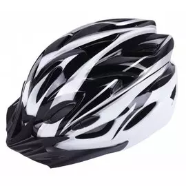 Шлем велосипедный Vinca Sport VSH 25, взрослый, IN-MOLD, черно-белый, VSH 25 Black-White (L) (Размер: L (58-62) (VSH 25 black-white (L)))