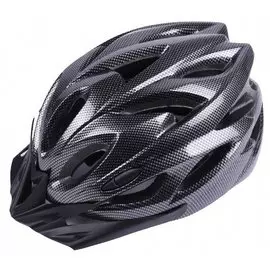 Шлем велосипедный Vinca Sport VSH 25, взрослый, IN-MOLD, карбоно-черный, VSH 25 Carbon-Black (L) (Размер: M (54-57 см))
