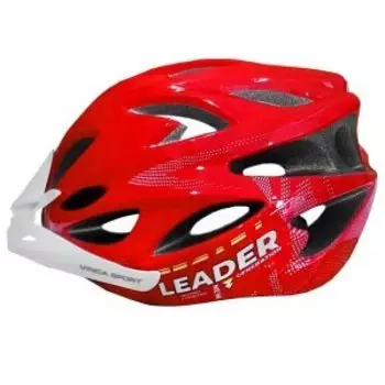 Шлем взрослый Vinca Sport IN-MOLD, красный, VSH 25 Leader red