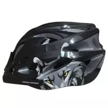 Шлем взрослый Vinca Sport N-MOLD, серый, VSH 25 Wolf