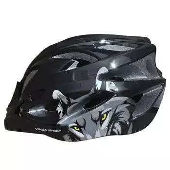 Шлем взрослый Vinca Sport N-MOLD, серый, VSH 25 Wolf (Размер: L (58 62))