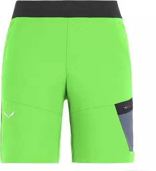 Шорты для активного отдыха Salewa 2020 Agner DST B Fluo Green/Flint Stone, 00-0000027778_5811