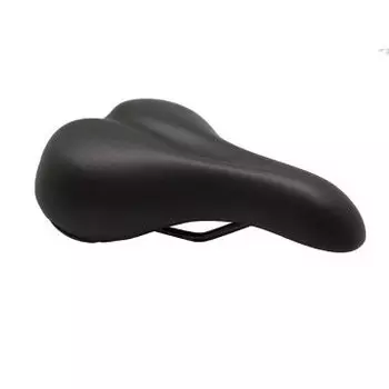 Седло велосипедное VELO, спорт/комфорт, 245x170мм, черное, VL-4022