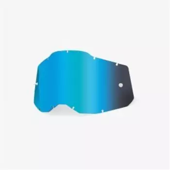 Линза для веломаски 100% RC2/AC2/ST2 Replacement Lens, Mirror Blue, 51008-250-01