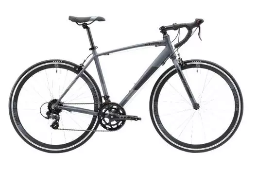 Шоссейный велосипед Stark Peloton 700.1 серый/чёрный, 2022, HQ-0005305 (Размер 18)