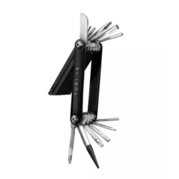Мультитул TOPEAK TUBI 18, 18 функций, MINI TOOL, BLACK, TUB-18B
