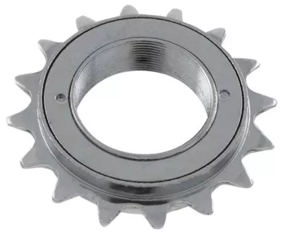 Кассета-трещотка велосипедная, фривил, для Singlespeed 1/2x1/8" 18T, резьба BSA серебристая 5-700138
