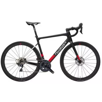 Шоссейный велосипед Wilier Garda Disc SRAM FORCE AXS Ksyrium, 28", черный/красный, 2023, B206UDSRMBLACKRED (Размер: M (160-170 см), Цвет: Черный/красный)