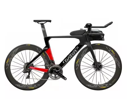 Шоссейный велосипед Wilier Turbine Crono ETAP Disc, 2019 (Рама: М (Рост: 171-176 см), Цвет: черный/красный)