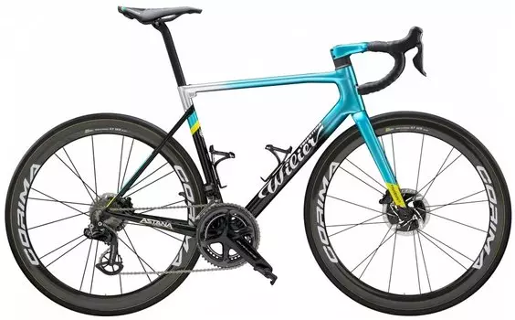 Шоссейный велосипед Wilier Zero SLR Disc Dura Ace Di2 Astana Aksium Disc 28" 2021 (Рама: M (Рост: 171-176 см), Цвет: ASTANA)