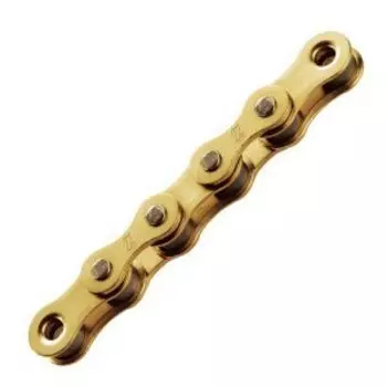Цепь велосипедная KMC Z1 Wide, 1скорость, 1/2"x1/8", 112L, Gold, BZ1WG0112
