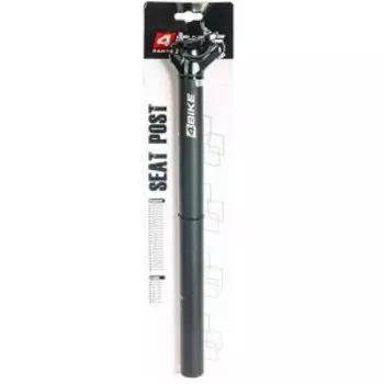 Штырь подседельный 4BIKE SP-C255, двухболтовый, 28,6х400 мм, алюминий, оффсет 15 мм, черный, ARV000020