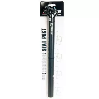 Штырь подседельный 4BIKE SP-C255, двухболтовый, 31.6х400 мм, алюминий, оффсет 15 мм, черный, ARV000023