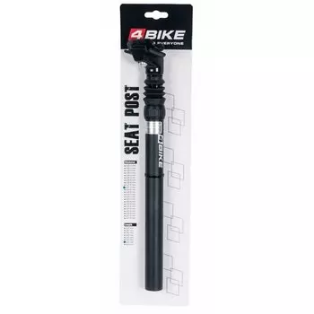 Штырь подседельный 4BIKE SPS-C373, алюминий, оффсет 18 мм, D:27.2, L:350 мм, чёрный, ARV000408