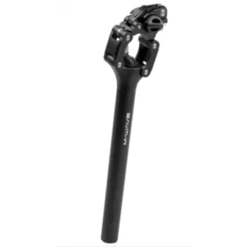 Штырь подседельный, амортизационный M-WAVE "параллелограмм" 30,9х350мм алюминий. черный, 5-252196