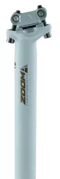 Штырь подседельный для велосипеда ZOOM 27,2х350мм алюминий без смещения белый 5-252742