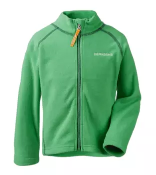 Куртка детская Didriksons MONTE MICROFLEECE, изумрудно-зеленый, 502008