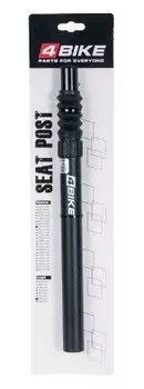 Штырь подседельный велосипедный 4BIKE SPS-78N, диаметр 26.8, длина 350 мм, чёрный, ARV-SP-78N-268350