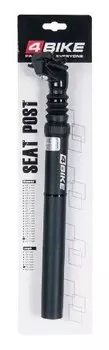 Штырь подседельный велосипедный 4BIKE SPS-C373, диаметр 31.6, длина 350 мм, чёрный, ARV-SP-C373-316350B