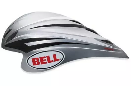 Велошлем Bell METEOR II, гоночный серебристый
