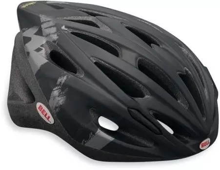 Велошлем Bell SOLAR matte black/titanium linear, матовый чёрный/серый