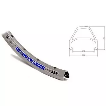 Обод велосипедный AUTHOR 26" двойной, 559 х 23/17,8 х 19,1, 32 отверстия, Disc HELIUM PRO, 8-36091521
