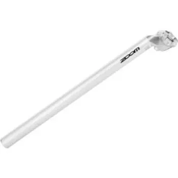 Штырь подседельный ZOOM, 30,0 x 400мм, алюминий, серебристый, SP-C207