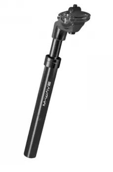 Штырь с амортизацией подседельный M-WAVE NEW, 27,2х315мм алюминий. ход 40мм, повышенное качестdо, черный, 5-252123