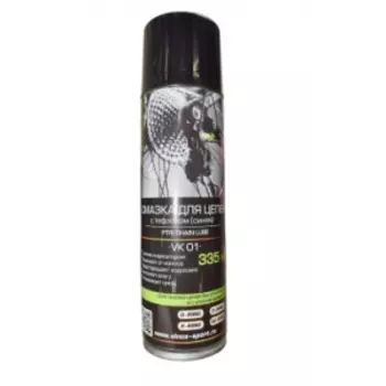 Смазка цепи Vinca Sport с тефлоном (с синим индикатором) аэрозоль 335мл, VK 01