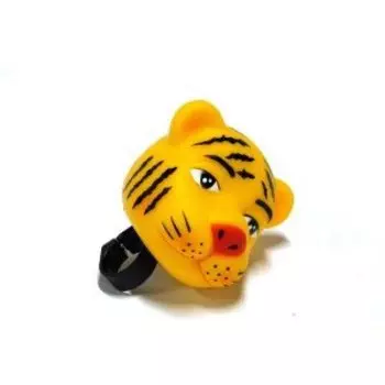 Сигнал звуковойна велосипед JOY KIE (Тигр), крепление на руль, 61-02