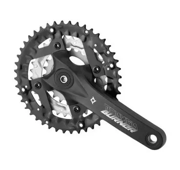 Система PROWHEE пер. 9скор. алюм/сталь смен. звезды 22/32/44зуб шатуны 170мм, под квадрат, черная BURNER 401-N, 00-1906